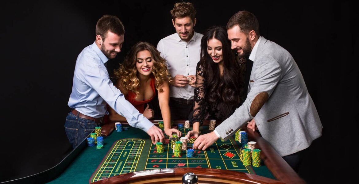 Suasana meja Live Casino ongkosbet dengan dealer profesional siaran langsung